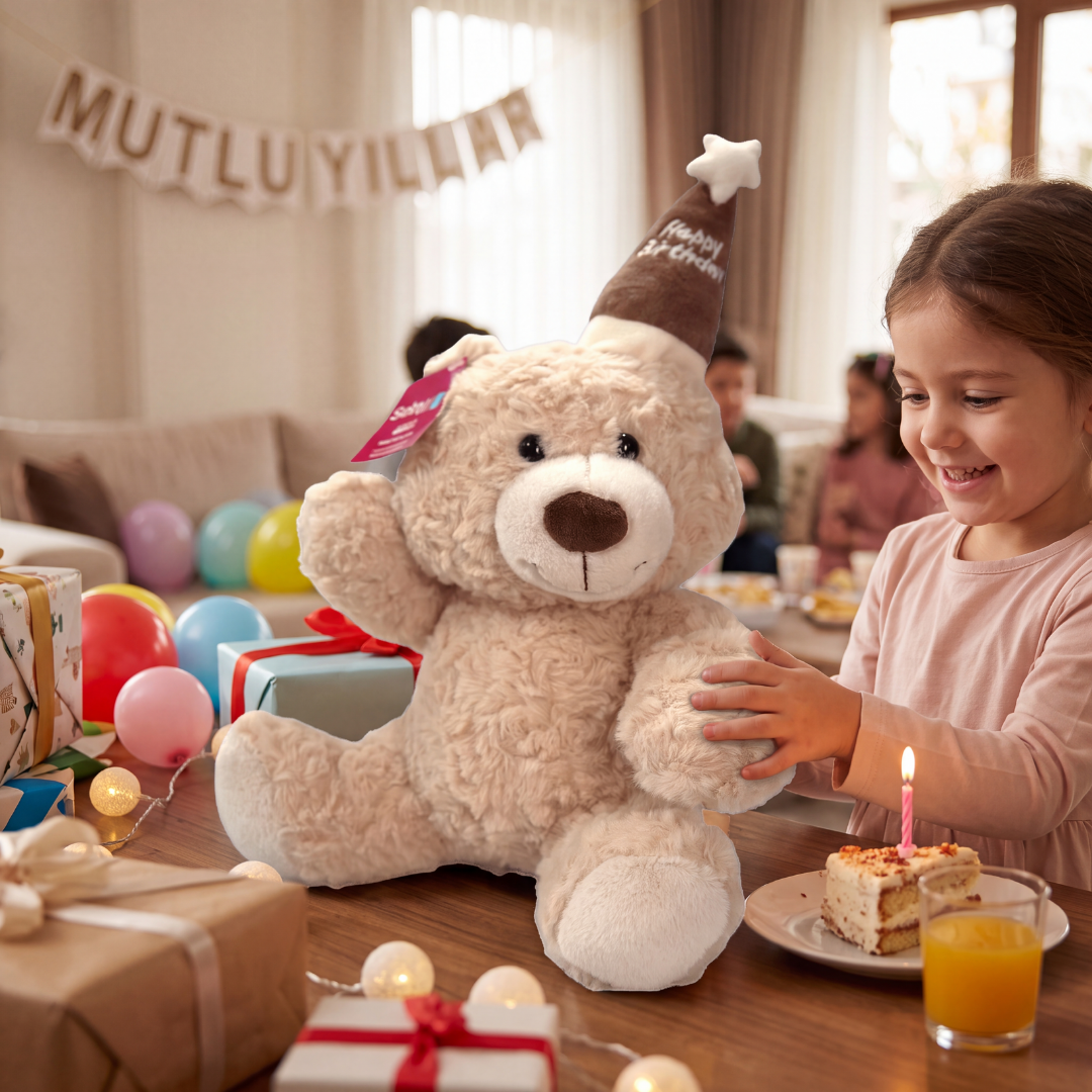 Happy Birthday Peluş Ayıcık 25 cm