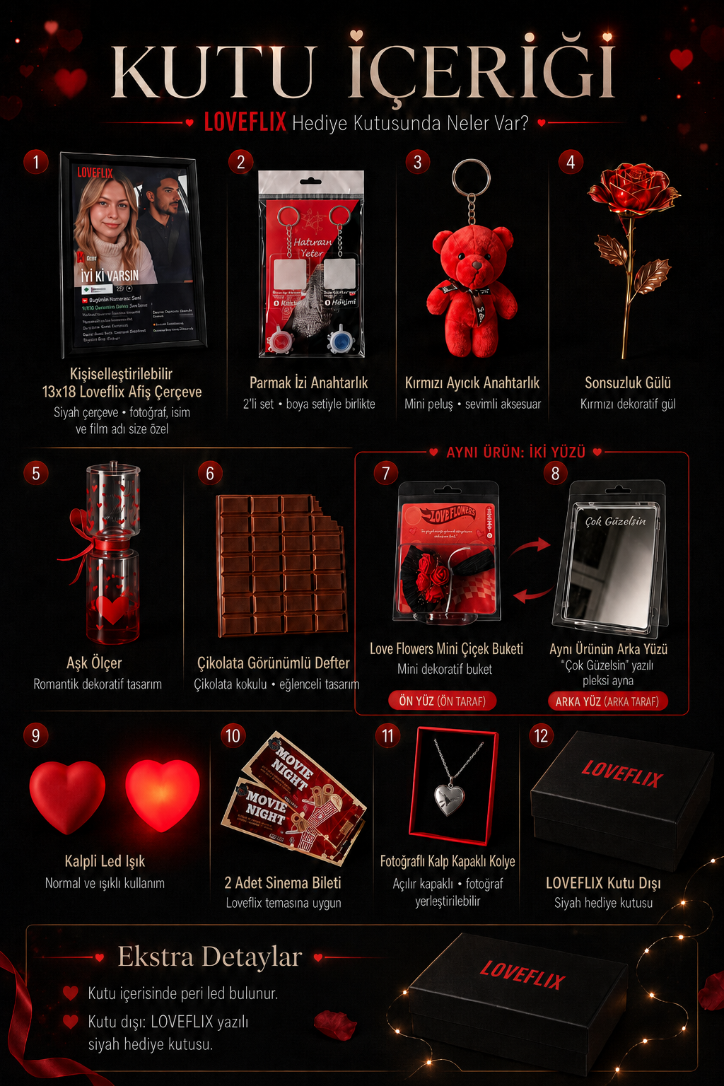 Loveflix Hediye Kutusu Seti