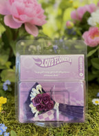 Aynalı Mor Love Flowers