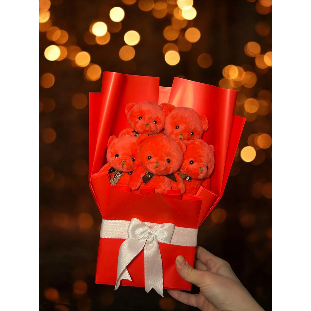 Kırmızı Ayıcık Buket