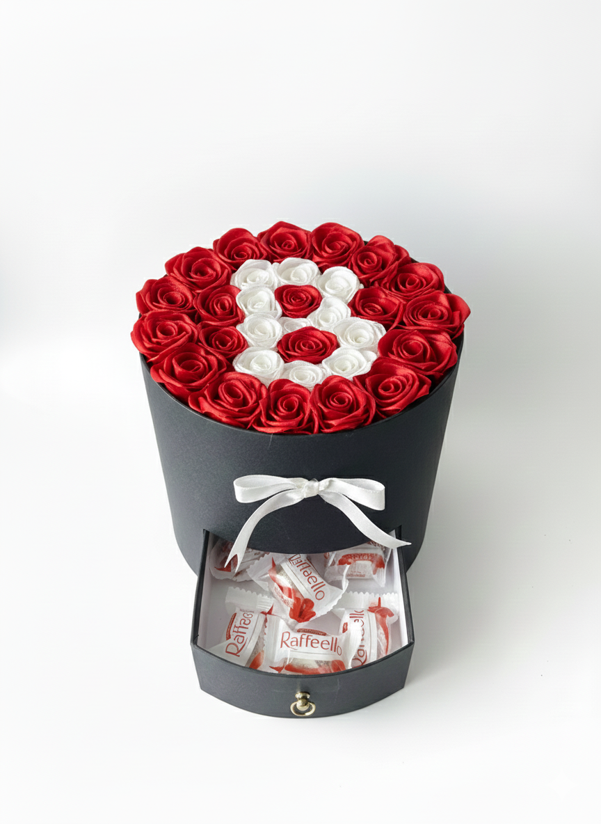 Baş Harfli Gül Kutusu