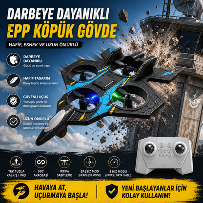 Çiftlere Özel 2'li Uzaktan Kumandalı Uçak Seti