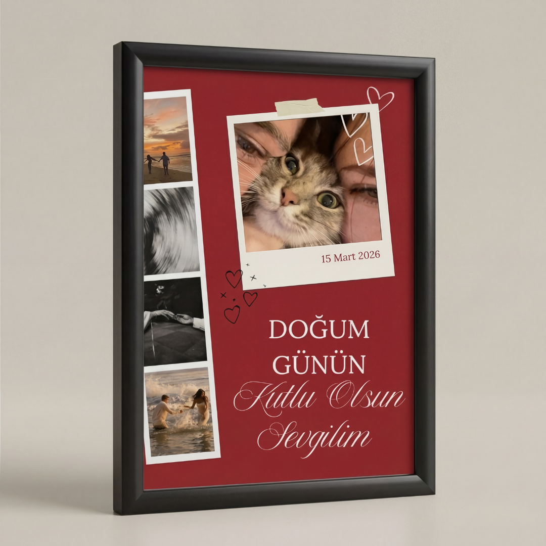 Doğum Günü Özel Tablo A4 (21x30)