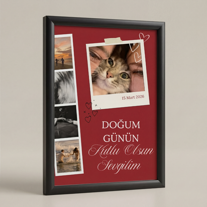 Doğum Günü Özel Tablo A4 (21x30)