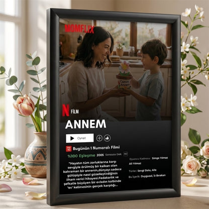 Momflix Film Afişi Tablo A4 (21X30)