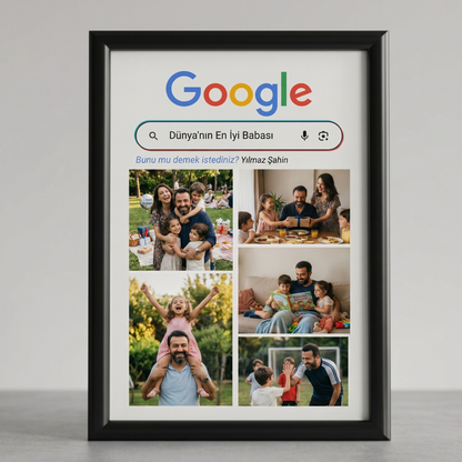 Dünya'nın En İyi Babası Tablo A4 (21X30)