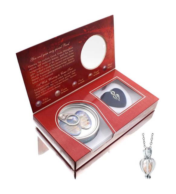 İstiridye İçinde Gerçek İnci Kolye