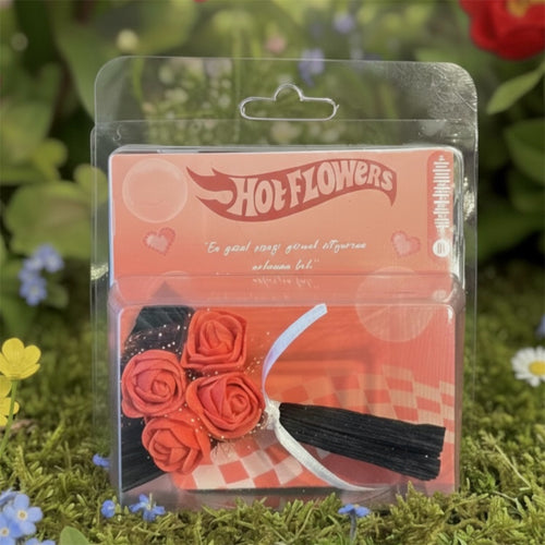 Aynalı Kırmızı Hot Flowers