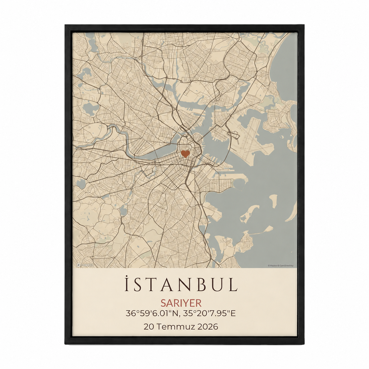 Şehir Haritası Çerçeve Tablo