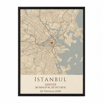Şehir Haritası Çerçeve Tablo