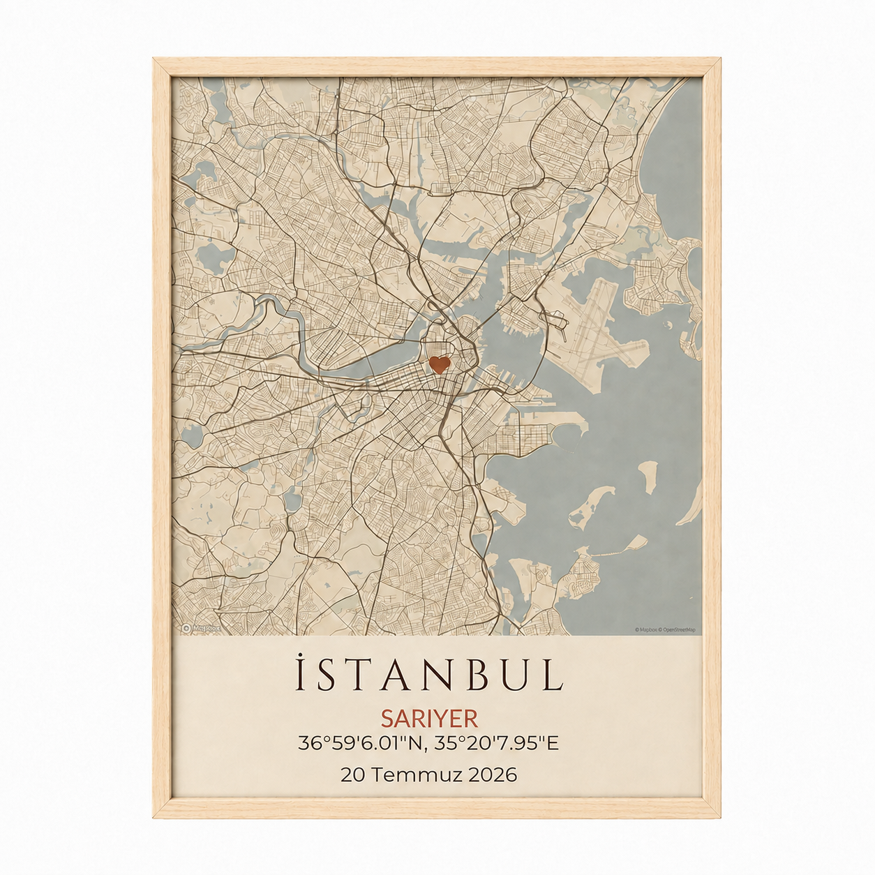 Şehir Haritası Çerçeve Tablo