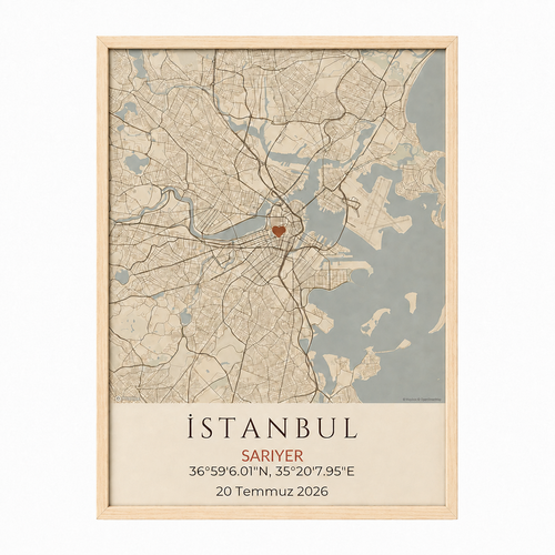 Şehir Haritası Çerçeve Tablo