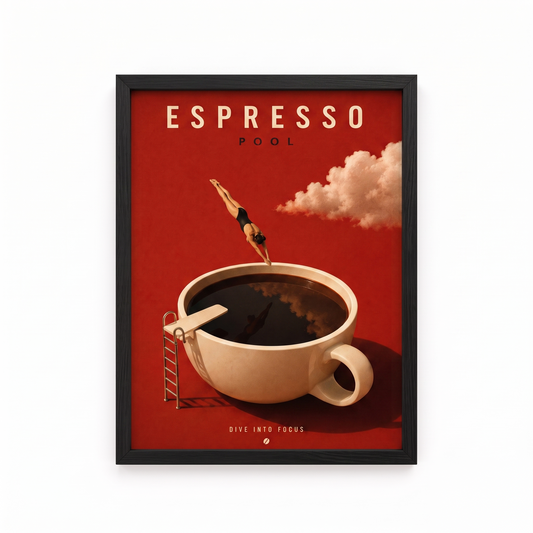 Espresso Pool Tasarımlı Çerçeve Tablo