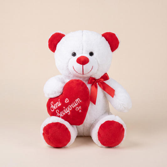Seni Seviyorum Yastıklı Peluş Ayıcık 40 cm