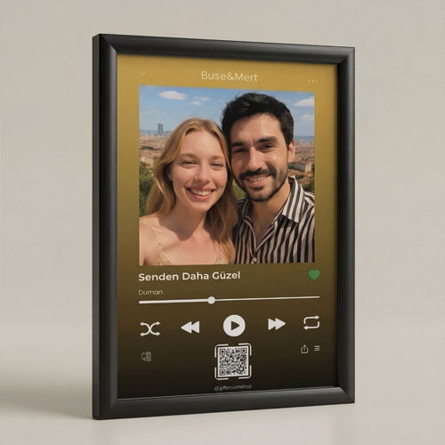 Spotify Şarkı Tablo A4 (21x30)