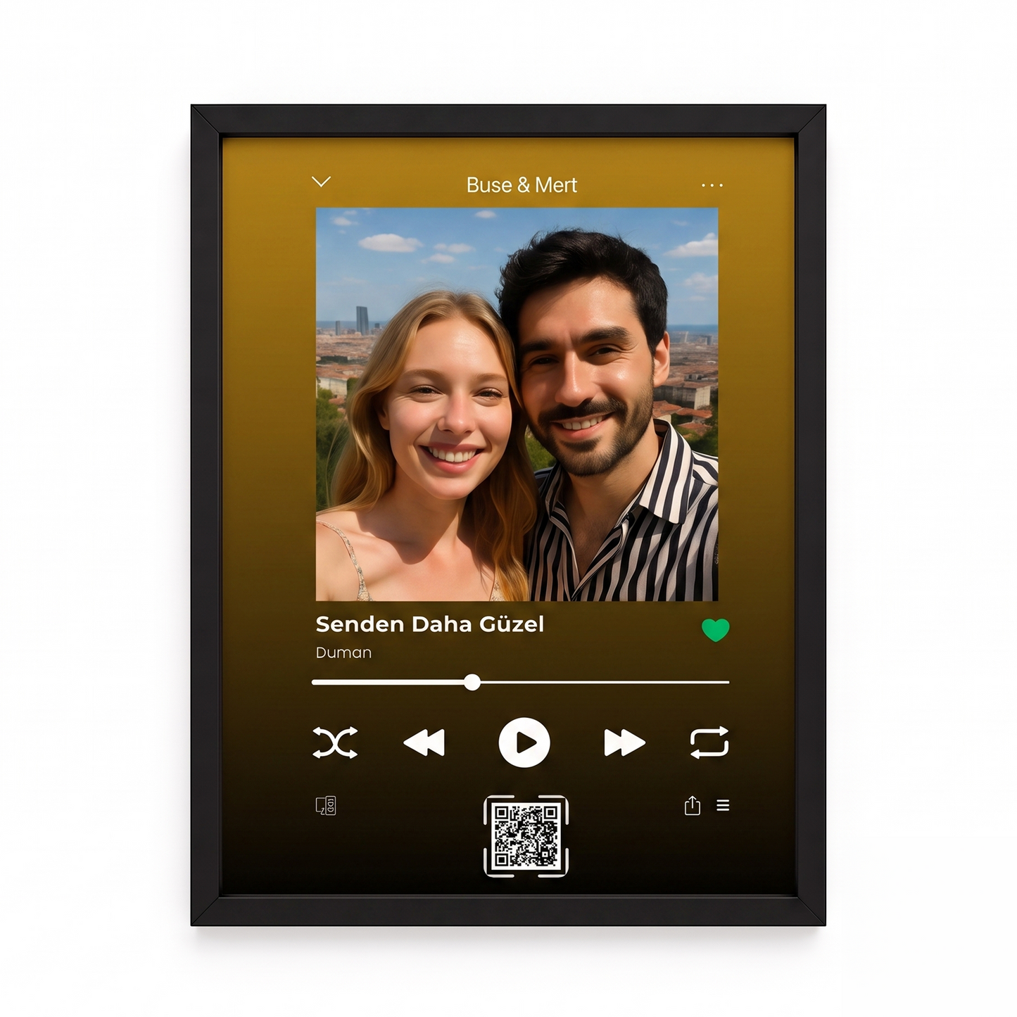 Spotify Şarkı Çerçeve Tablo